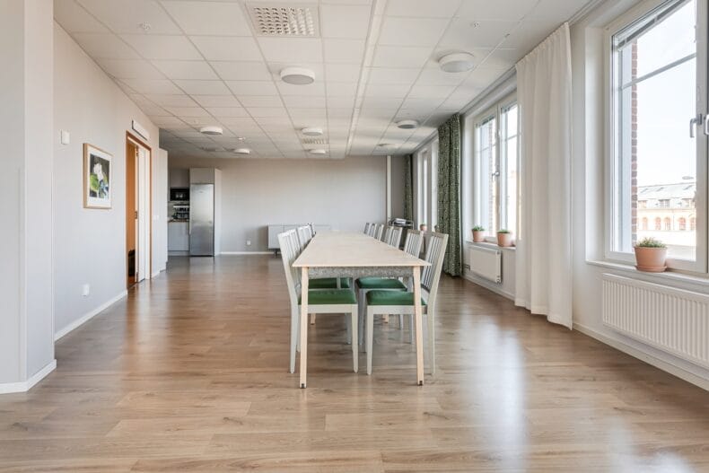 Stort rum för aktiviteter