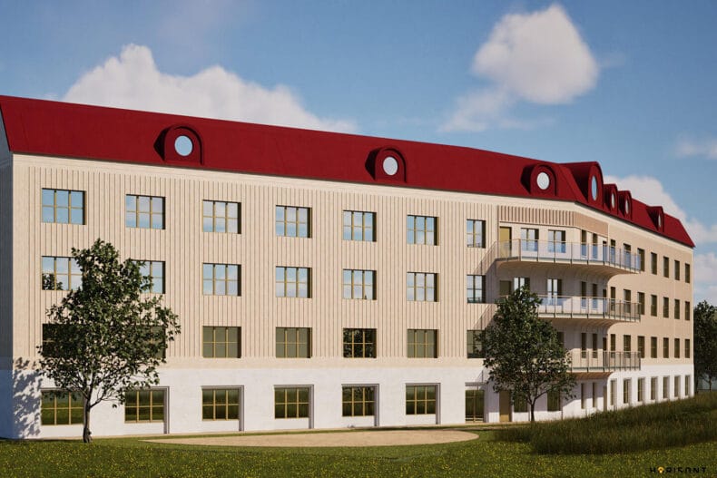 Vardaga Villa Åkerbys fasad från baksidan